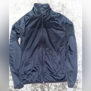 Nike Men's Full Zip Dri-FIT Training Jacket Navy Blue Size: Small
